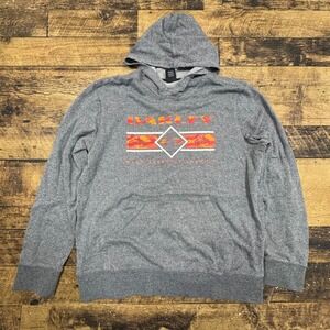 Oakley Mens Grey Hoodie Regular Fit Graphic Print Pullover XL TG